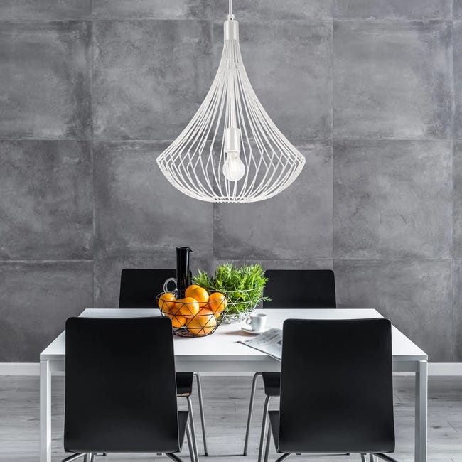 Lampa wisząca Balerina biała E27 Lamkur