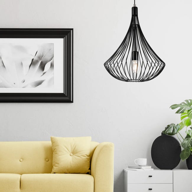 Lampa wisząca Balerina czarna E27 Lamkur