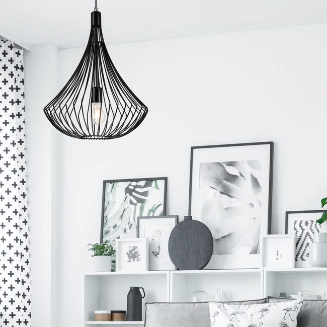 Lampa wisząca Balerina czarna E27 Lamkur