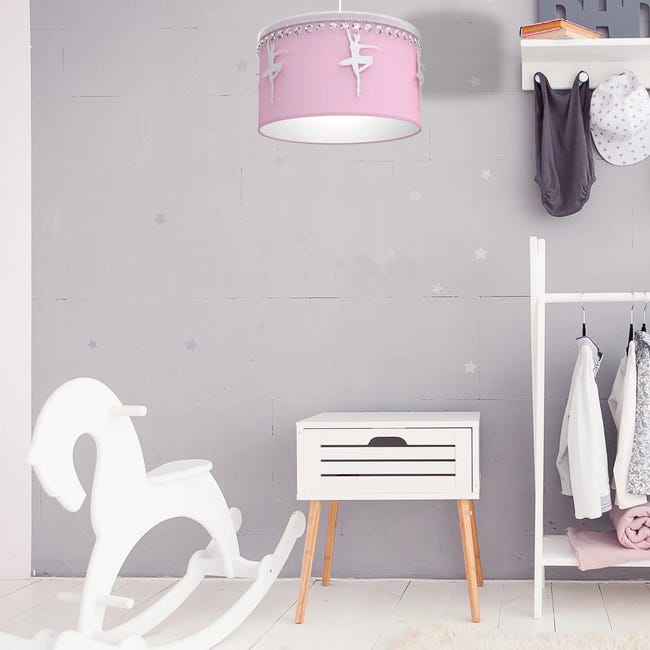 Lampa wisząca Baletnica różowa E27 Eko-Light