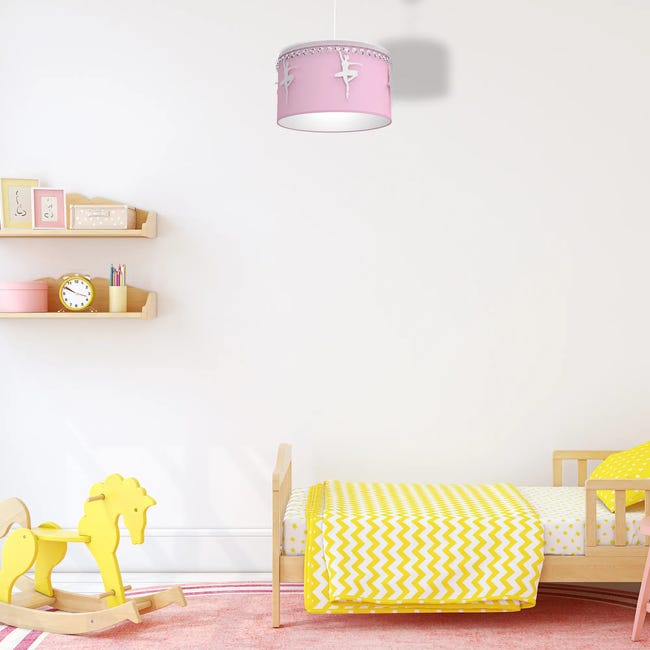 Lampa wisząca Baletnica różowa E27 Eko-Light
