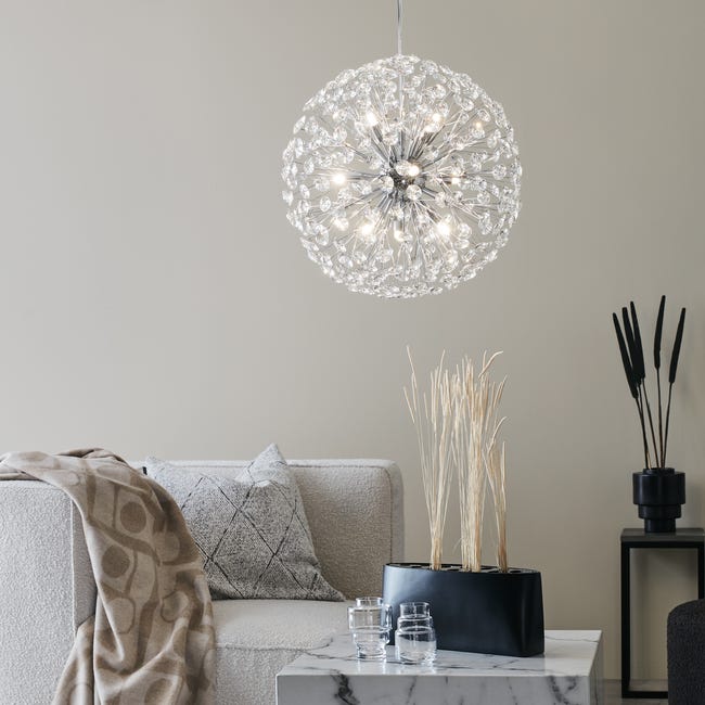 Lampa wisząca Bolid srebrna G9 Markslojd
