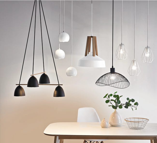 Lampa wisząca Brylant biała 3 x E27 TK Lighting