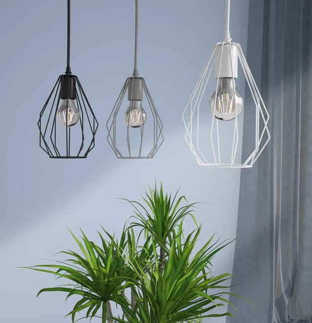 Lampa wisząca Brylant biała E27 TK Lighting