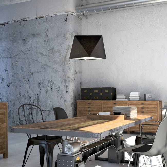 Lampa wisząca Carla czarna E27 Lamkur