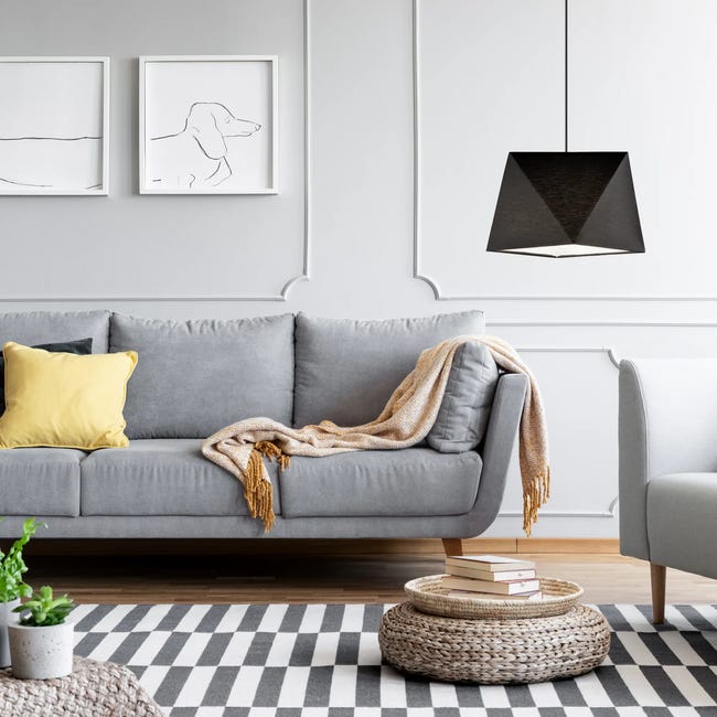 Lampa wisząca Carla czarna E27 Lamkur