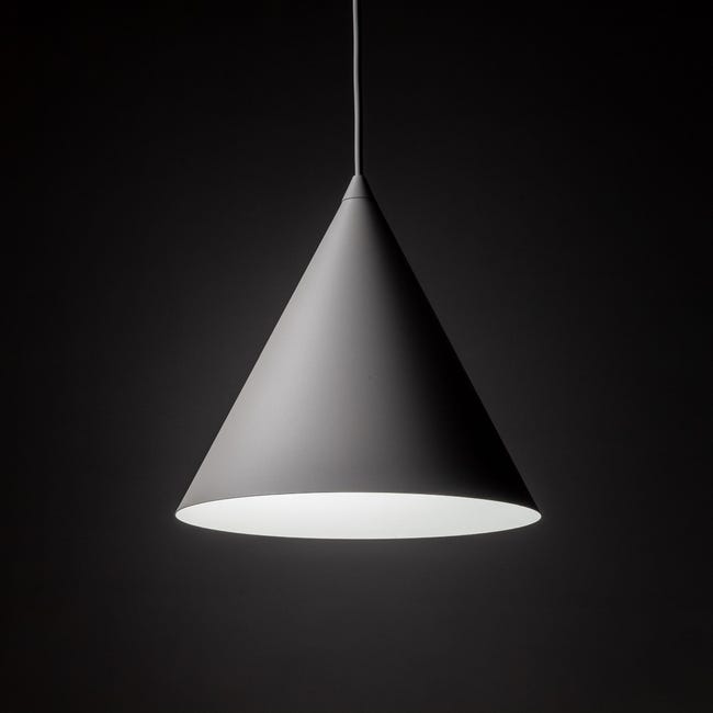Lampa wisząca Cono beżowa E27 wys. 19 cm Tk Lighting