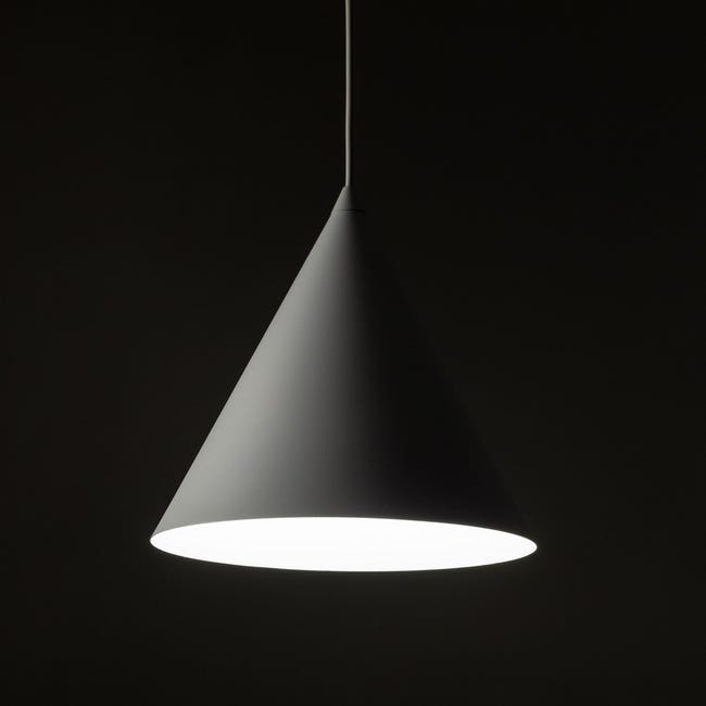 Lampa wisząca Cono biała E27 wys. 25 cm Tk Lighting