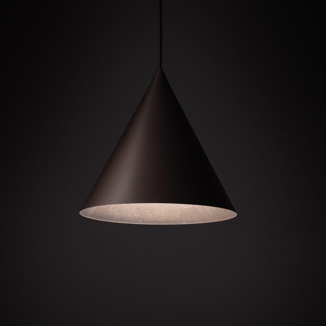 Lampa wisząca Cono brązowa E27 wys. 25 cm Tk Lighting