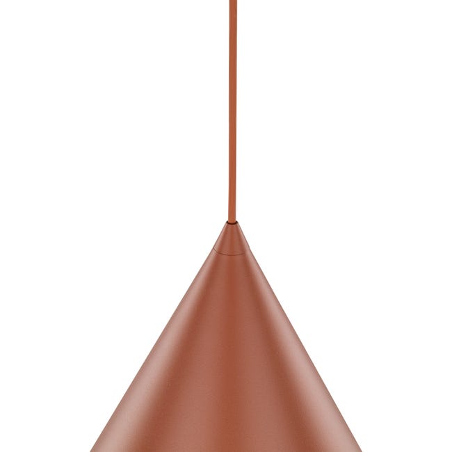 Lampa wisząca Cono ceglasta E27 wys. 25 cm Tk Lighting