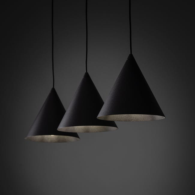 Lampa wisząca Cono czarna 3 x E27 Tk Lighting