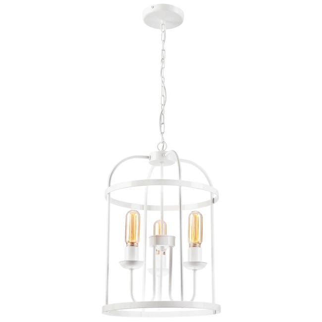Lampa wisząca Constantine biała 3 x E27 Lamkur