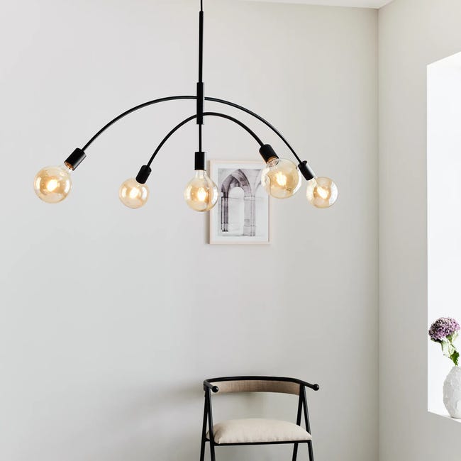 Lampa wisząca Crux czarna E27 Markslojd