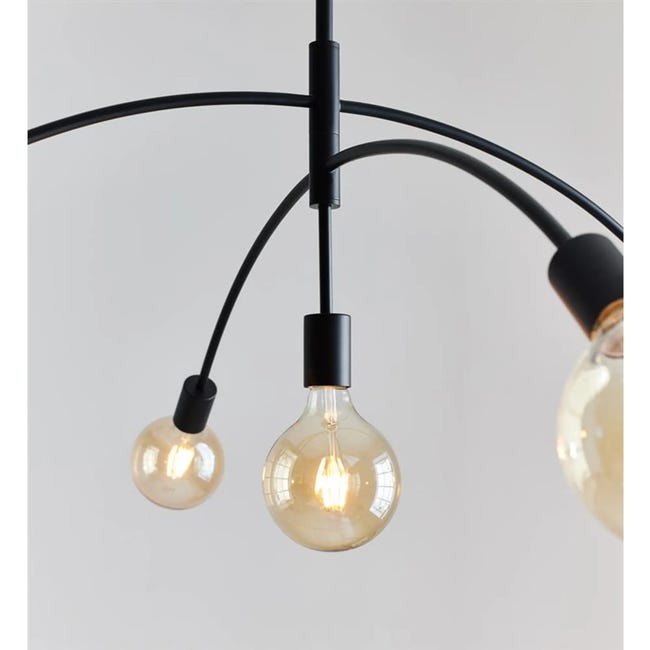 Lampa wisząca Crux czarna E27 Markslojd