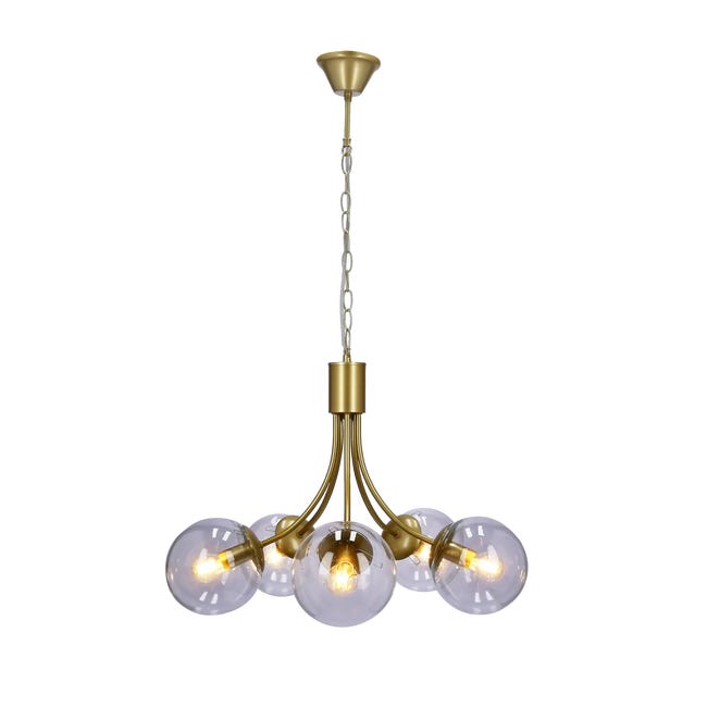 Lampa wisząca Dani mosiądz 5 x E14 Candellux