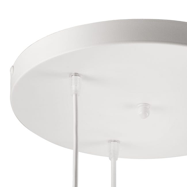 Lampa wisząca Danielle biała 3 x E27 Lamkur