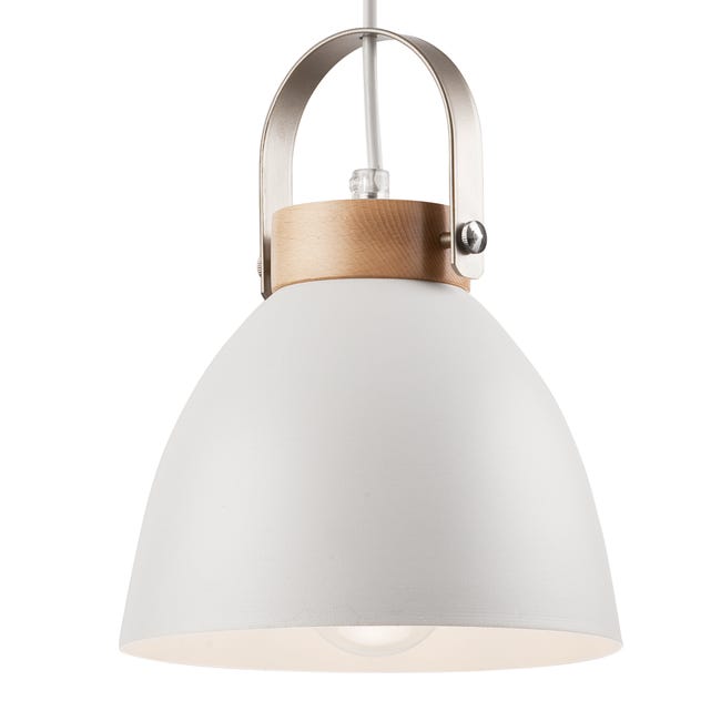 Lampa wisząca Danielle biała E27 Lamkur