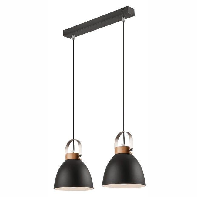 Lampa wisząca Danielle czarna 2 x E27 Lamkur