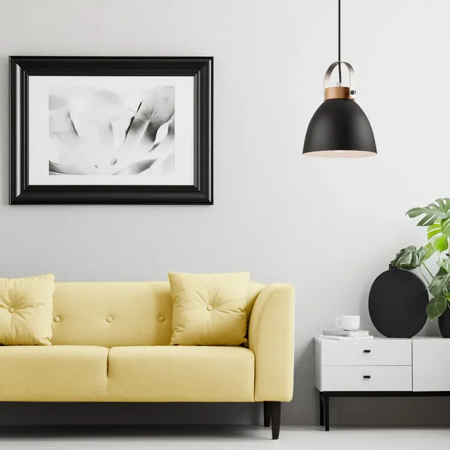Lampa wisząca Danielle czarna E27 Lamkur