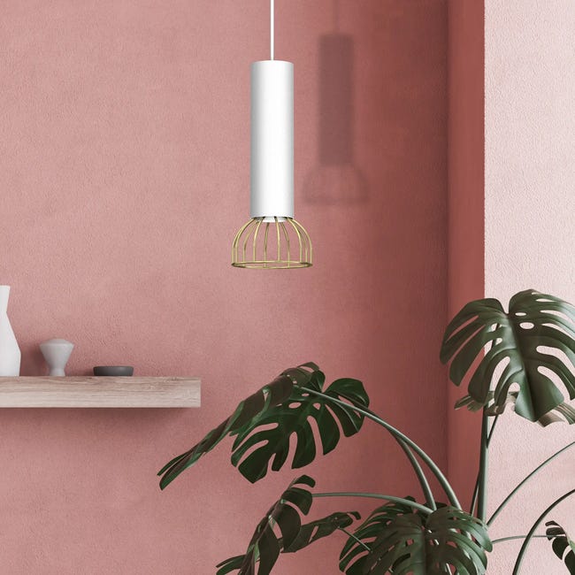 Lampa wisząca Dante srebrna GU10 Milagro