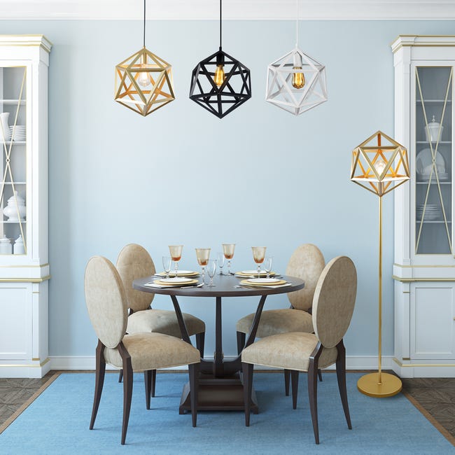 Lampa wisząca Denmark biała E27 Il Mio