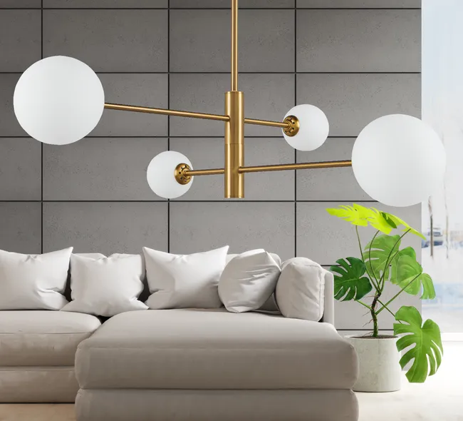 Lampa wisząca Dorado złota 4 x G9 Light Presige
