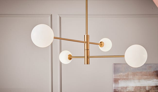 Lampa wisząca Dorado złota 4 x G9 Light Presige