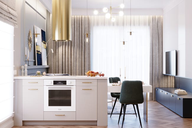 Lampa wisząca Dorado złota 6 x G9 Light Prestige