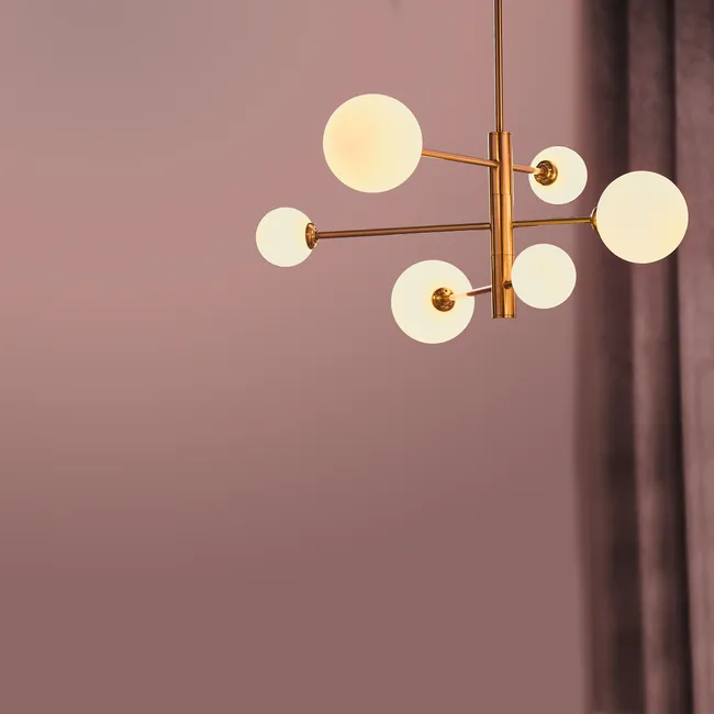 Lampa wisząca Dorado złota 6 x G9 Light Prestige