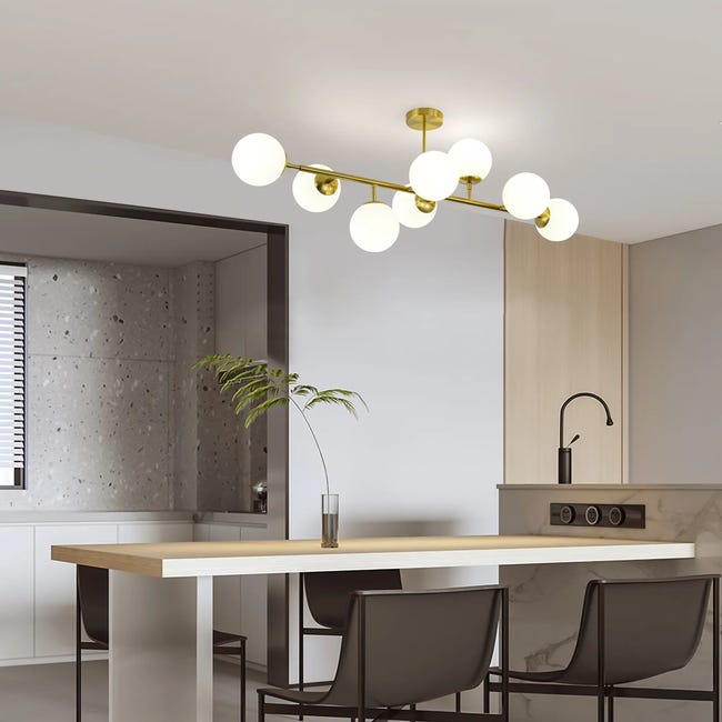 Lampa wisząca Dorado złota 8 x E14 Light Prestige