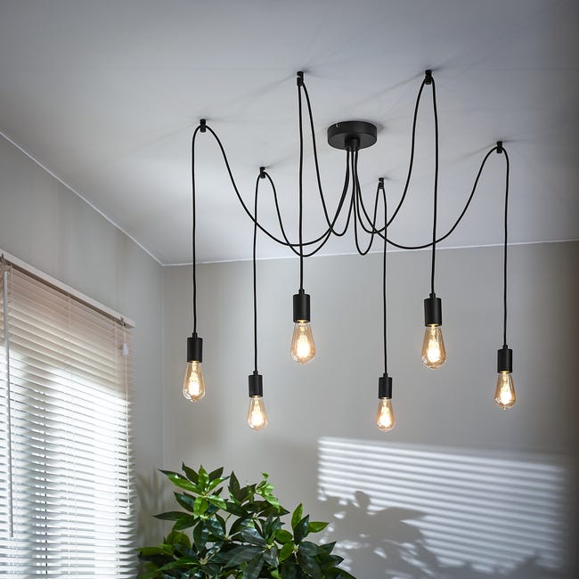Lampa wisząca Easly czarna E27 INSPIRE