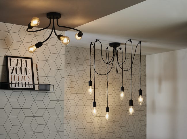Lampa wisząca Easly czarna E27 INSPIRE