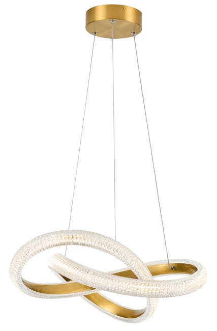 Lampa wisząca Eldrin złota LED Reality