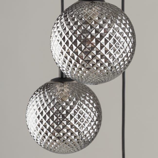 Lampa wisząca Elena szara 5 x G9 Tk Lighting