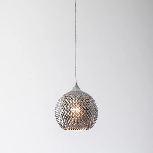 Lampa wisząca Empira srebrna E27 Polux