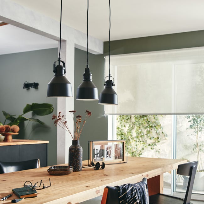 Lampa wisząca Ezio czarna 3 x E27 Inspire