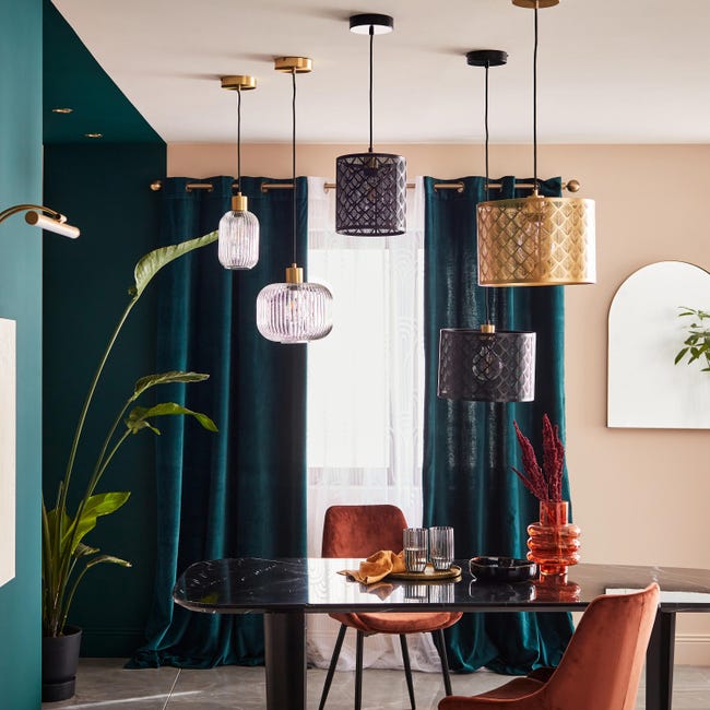 Lampa wisząca Galati mosiądz E27 Inspire