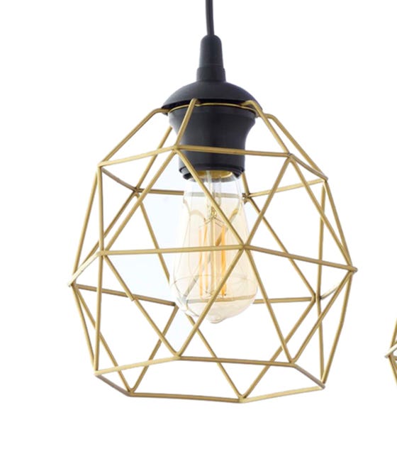 Lampa wisząca Galaxy złota 3 x E27 TK Lighting
