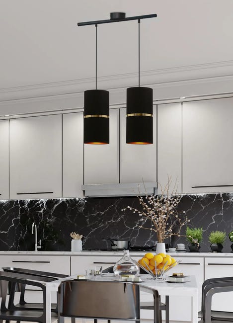 Lampa wisząca Gina czarna 2 x E27 Candellux