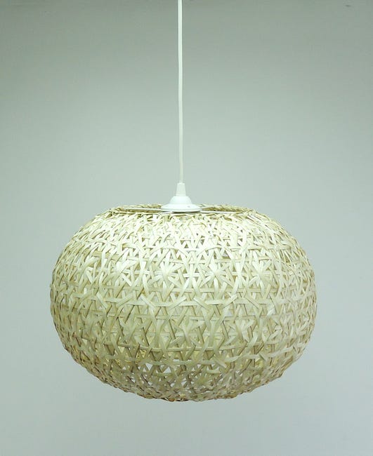 Lampa wisząca Hana bambus E27 Inspire