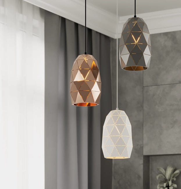 Lampa wisząca Harley miedziana E27 Italux