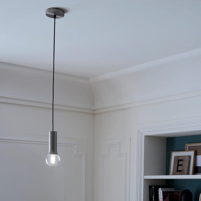 Lampa wisząca Hoki nikiel E27 Inspire