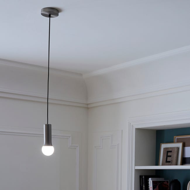 Lampa wisząca Hoki nikiel E27 Inspire