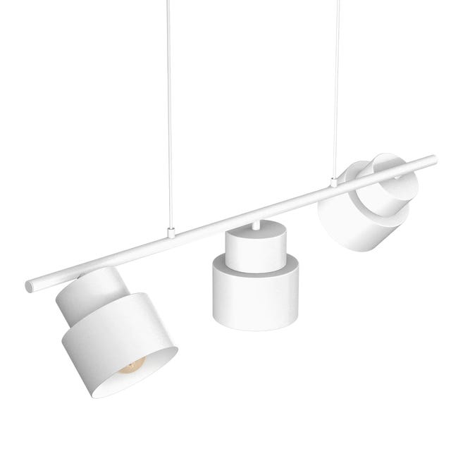 Lampa wisząca Kadm biała 3 x E27 Aldex