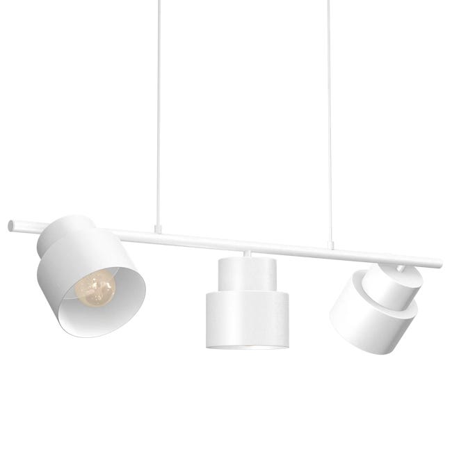 Lampa wisząca Kadm biała 3 x E27 Aldex