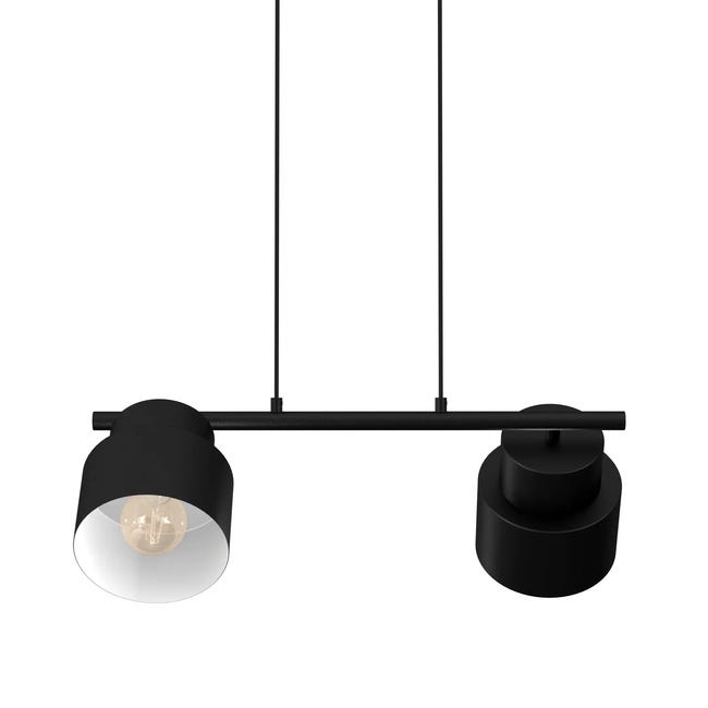 Lampa wisząca Kadm czarna 2 x E27 Aldex