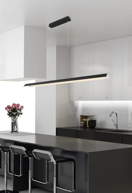 Lampa wisząca Kalamos czarna 1300 lm LED Candellux