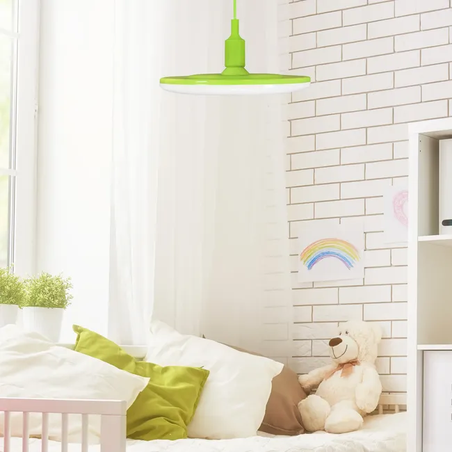 Lampa wisząca Kiki zielona 1250 lm E27 Polux
