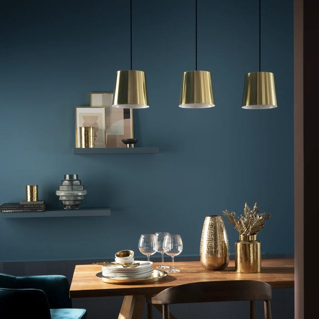 Lampa wisząca Krela złota 3 x E27 Inspire