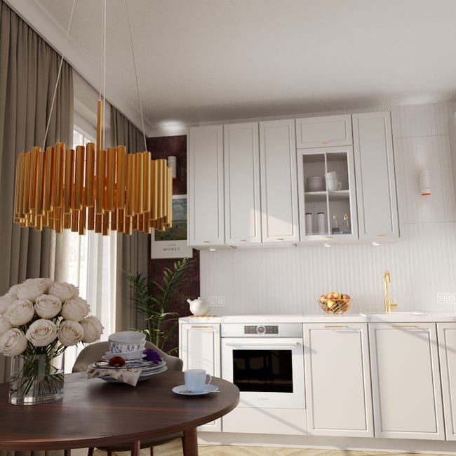 Lampa wisząca Level złota 3 x E27 Markslojd